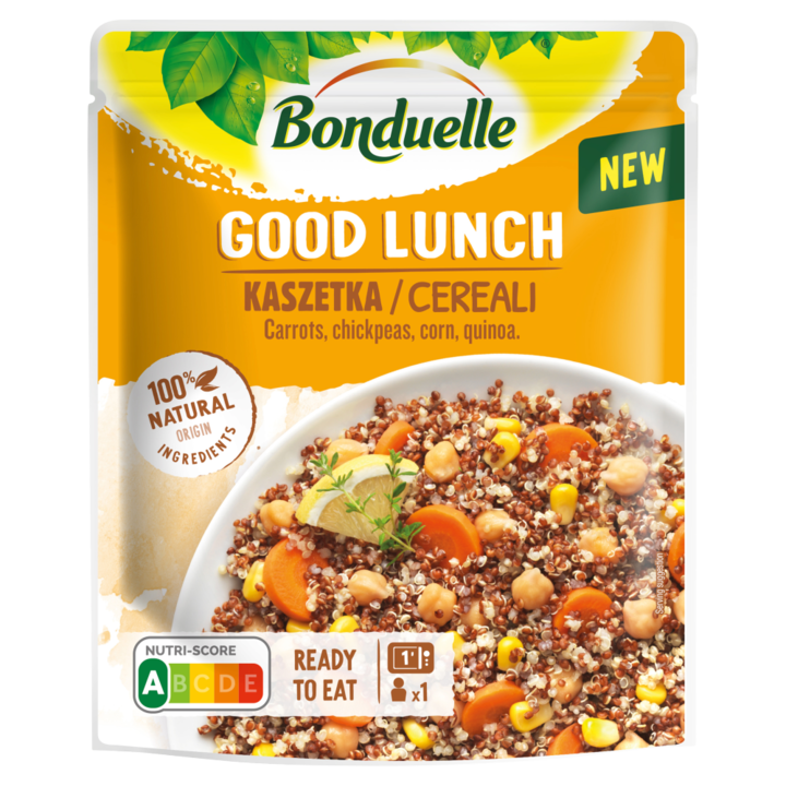 Mix de morcovi, naut, porumb si quinoa, Bonduelle, 250 g