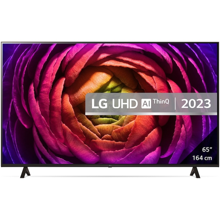 LG LED 65UR76003LL (2023-as modell) Televízió, 65" (164 cm), Smart, 4K Ultra HD, F energiaosztály