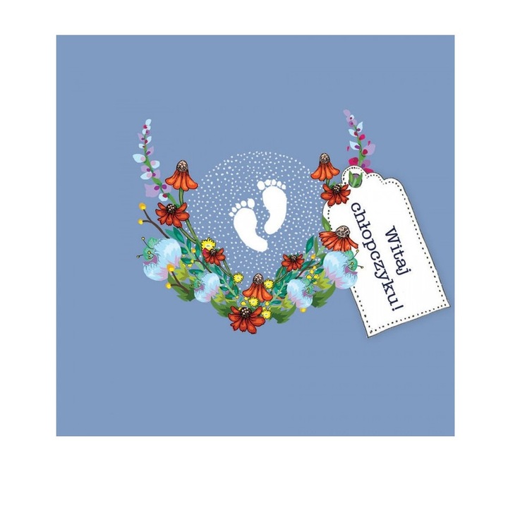 Felicitare, Clear Creations, Witaj chłopczyku!, Multicolor