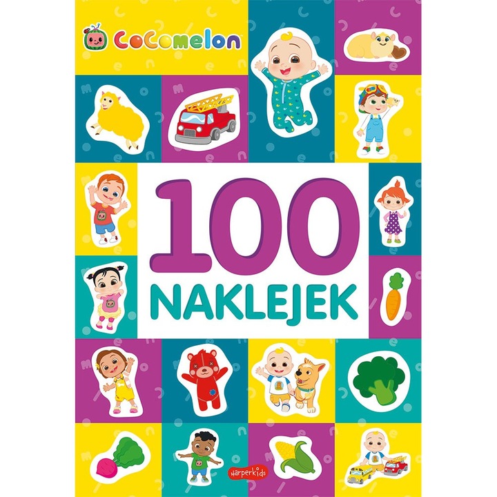 Комплект от 100 декоративни стикера, HarperKids, 2023 г., многоцветни