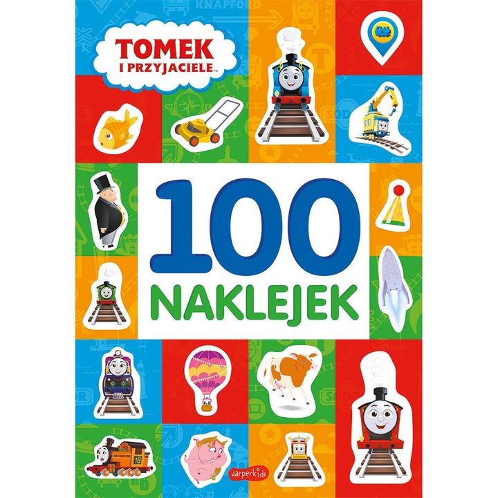Комплект от 100 декоративни стикера, HarperKids, Multicolor