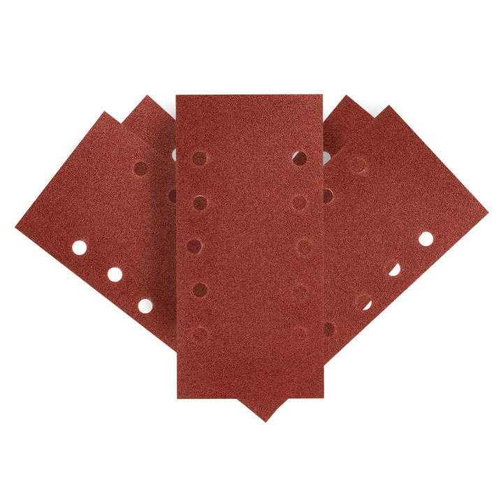 Csiszolópapír GRAPHITE 5 darab tépőzáras 115x230mm k100 54H004
