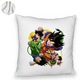 Személyre szabott bolyhos párna Dragonball karakterekkel, 40x40 cm, fehér, levehető huzat, fújtató