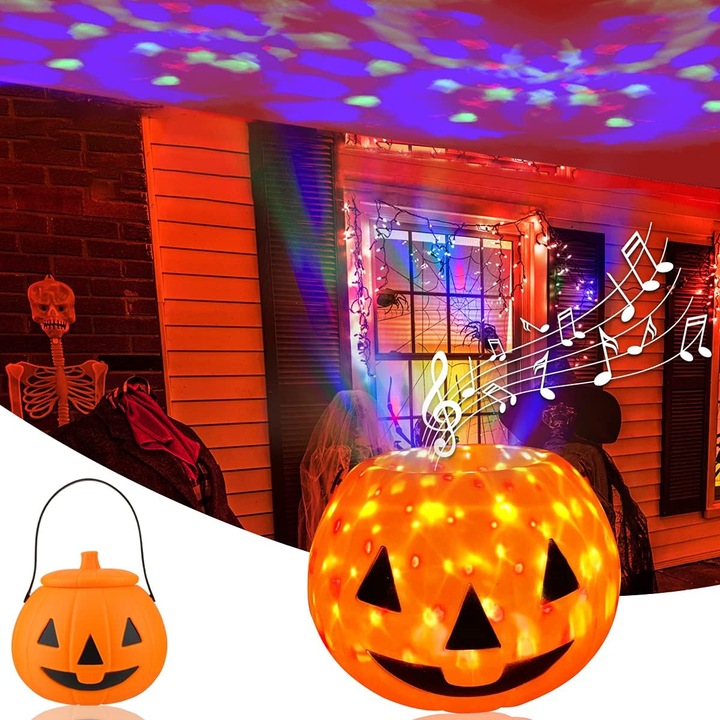 Led lámpa készlet Halloween sütőtökhöz, műlángos, fenyő nélkül, többszínű