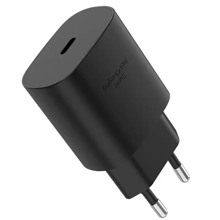 Incarcator priza OZ Fast Charge Type C 25W, incarcare rapida, compatibilitate universala, USB-C cu Multiple Protectii, Negru