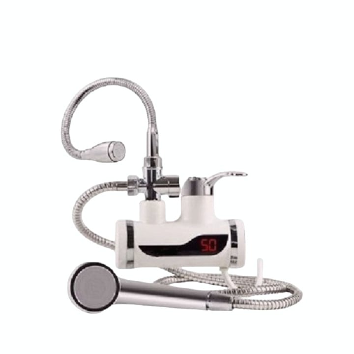 Baterie sanitara, 3000W, Argintiu