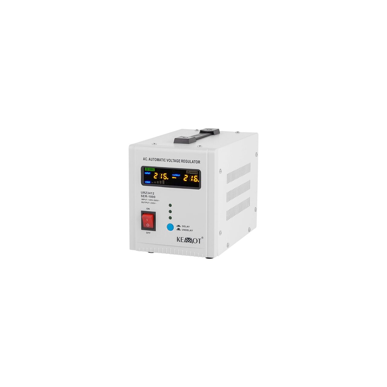 Stabilizator automat de tensiune 1000VA /600W, Sinus pur, 145 - 260 V
