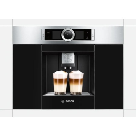 Espressor automat incorporabil BOSCH 3CTL9181B0, Seria 8, Aroma Select, Home Connect, Program automat de curatare a sistemului de dozare a laptelui, AromaDouble Shot, OneTouch DoubleCup, Negru