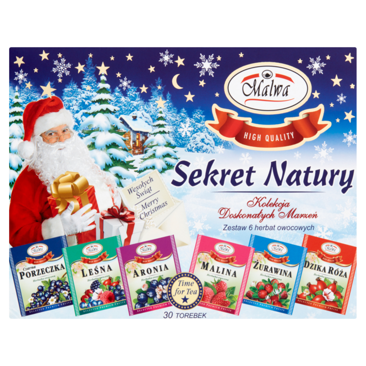 6 db-os gyümölcstea készlet, Malwa, 60 g