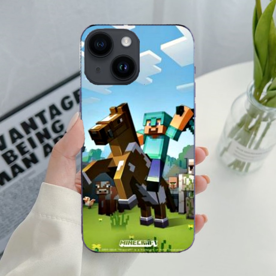 Husa pentru Xiaomi Redmi 10A din Silicon Model Minecraft World - 3 - eMAG.ro