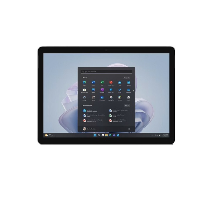 Tableta Microsoft Surface Go 4 10.5 inch 1920x1280, Intel N200, 128GB UFS, 8GB RAM, Windows 11 Pro Platinum
