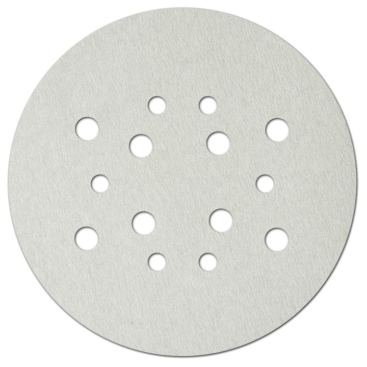 Discuri abrazive universale, Dedra, 225 mm, Grad 180, Velcro, Set 5 buc.