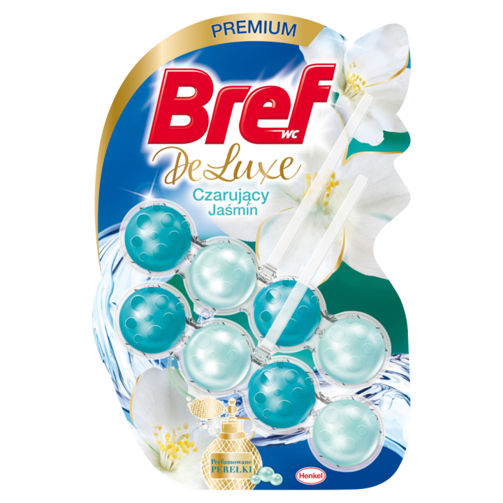 Bref Deluxe tisztító és WC parfüm Charming Jasmine, 2 X 50 g