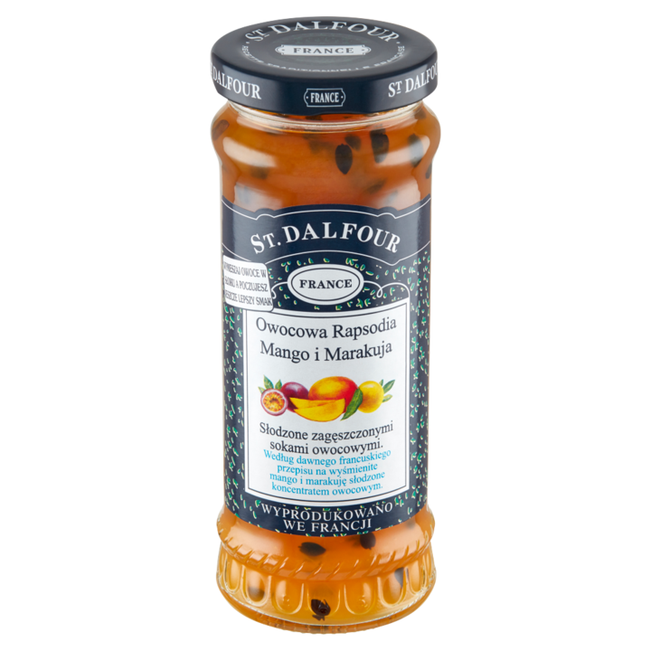 Gyümölcslekvár, St. Dalfour, mangó és maracuja, 284 G