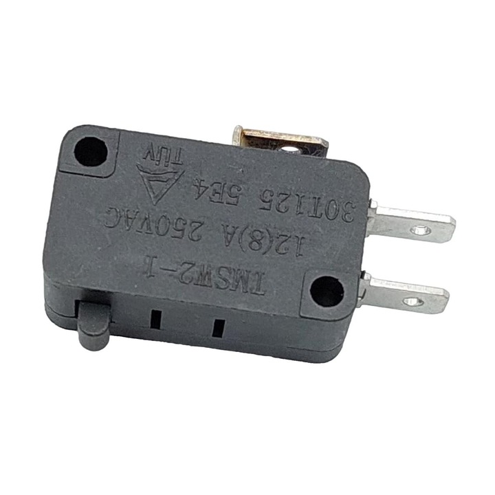 Превключвател, Dedra, Tmsw2-1, 8A, 250V AC, черен
