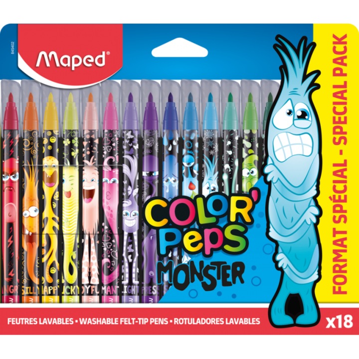 Комплект от 18 карти, Maped, Multicolor