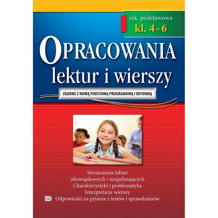 Opracowania lektur i wierszy. Szkoła podstawowa. Klasy 4-6, Greg, 2020