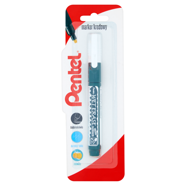 Маркер, Пентел, Бяло