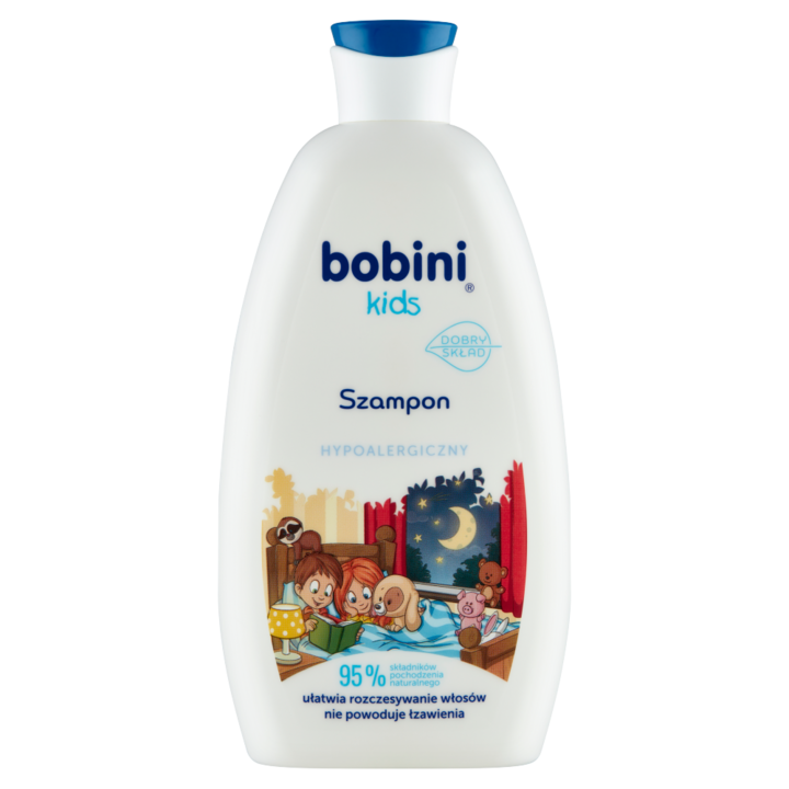 Sampon hipoalergenic pentru copii, Bobini, Multicolor, 500ml
