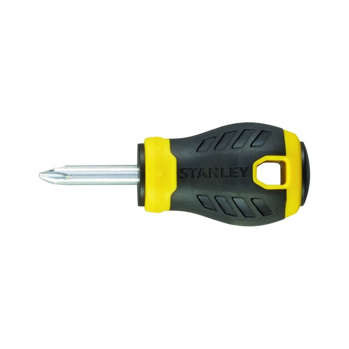 Surubelnita, Stanley, 2 X 30 mm, Stea, Negru/Galben