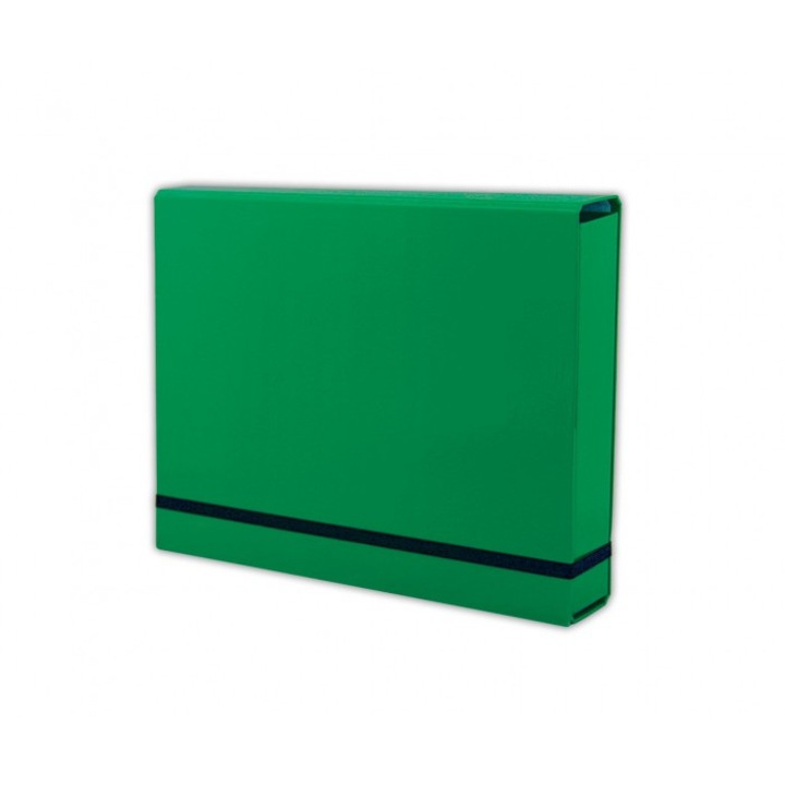 Dosar A4 cu banda elastica, Penmate, Verde