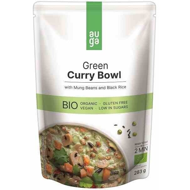 Mancare de fasole mung, orez negru si curry, Auga, Ciuperci si legume