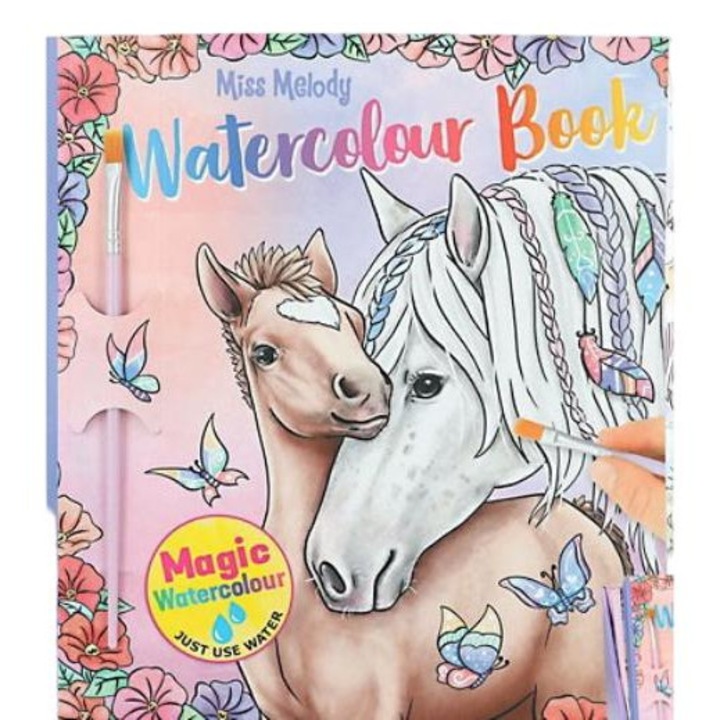 Carte de colorat cu ponei, Depesche, Miss Melody, 5+