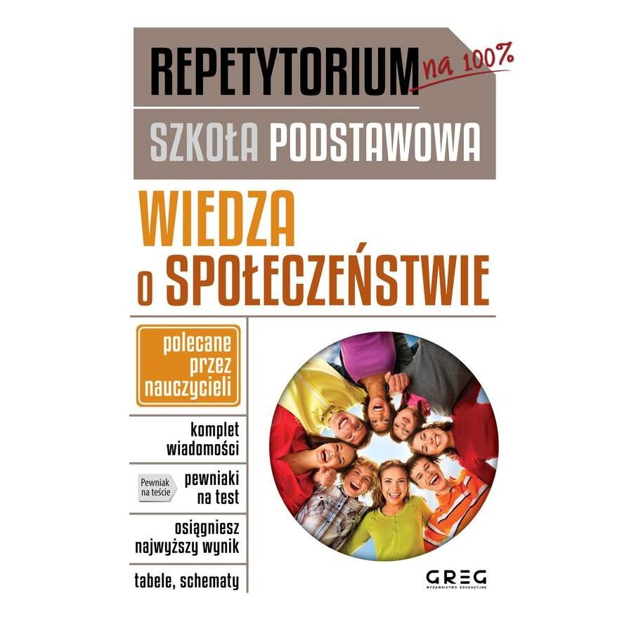 Wiedza o społeczeństwie. Repetytorium. Szkoła podstawowa, Greg, 2020