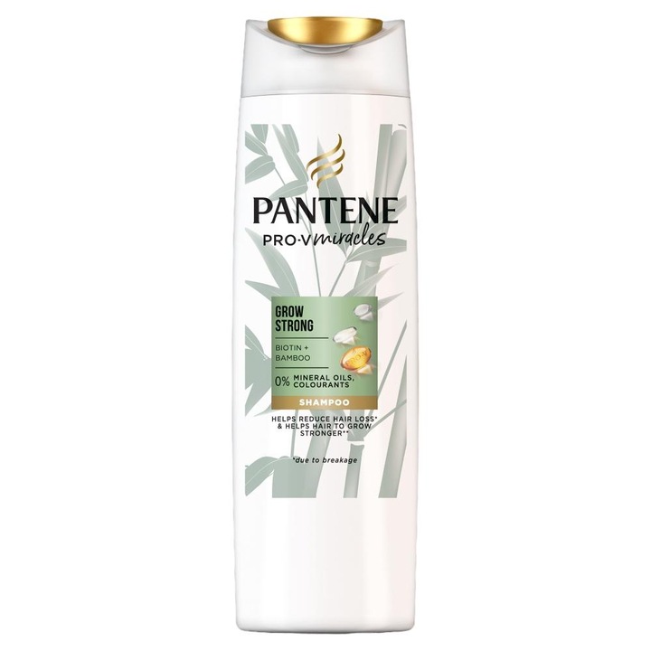 Pantene Grow Strong sampon bambusszal és biotinnal, 300 ml