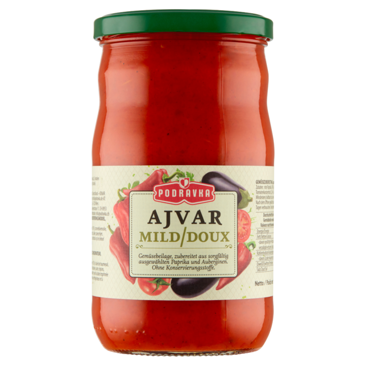 Borcan cu pasta de legume, fara conservanti, 690g