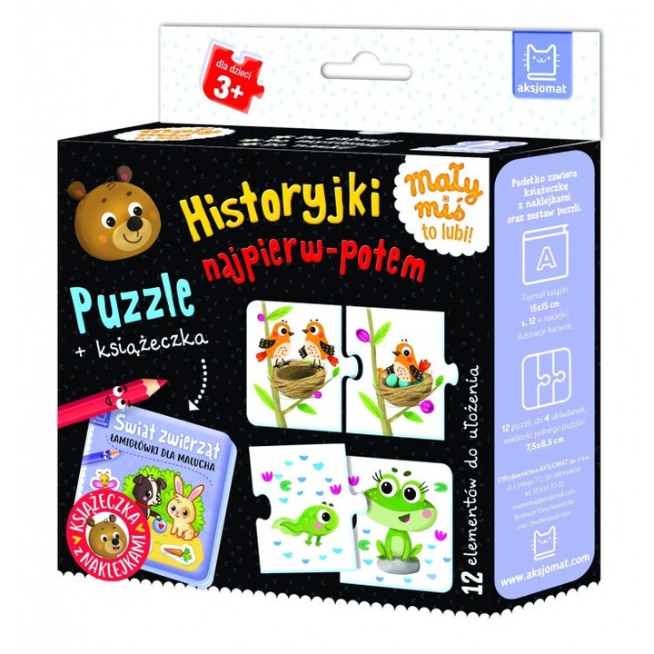 Puzzle, Aksjomat, 3+ évre, Többszínű