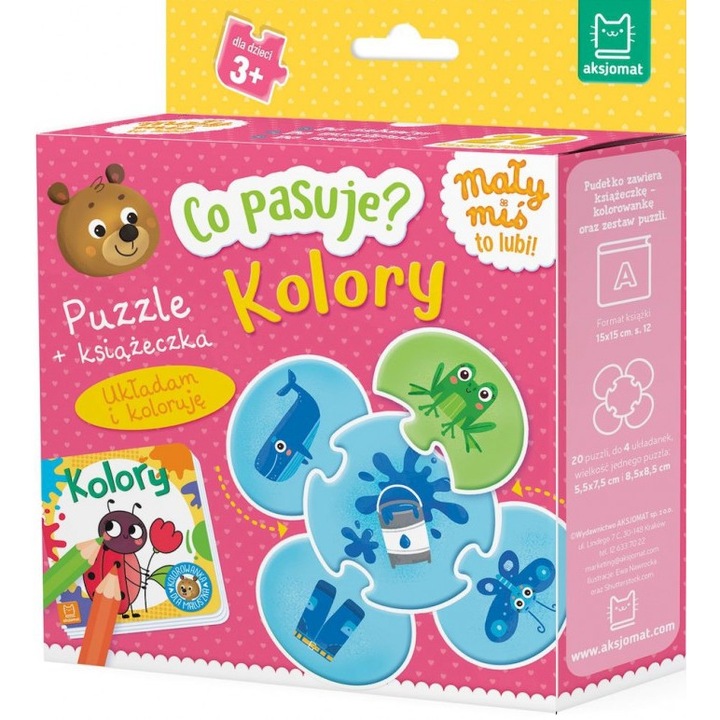 Puzzle, Aksjomat, 3ani+, Multicolor