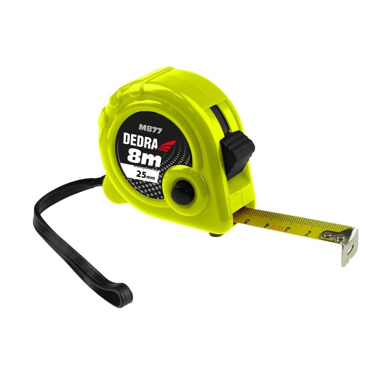 Ruleta, Dedra, 8m x 25 mm, Verde