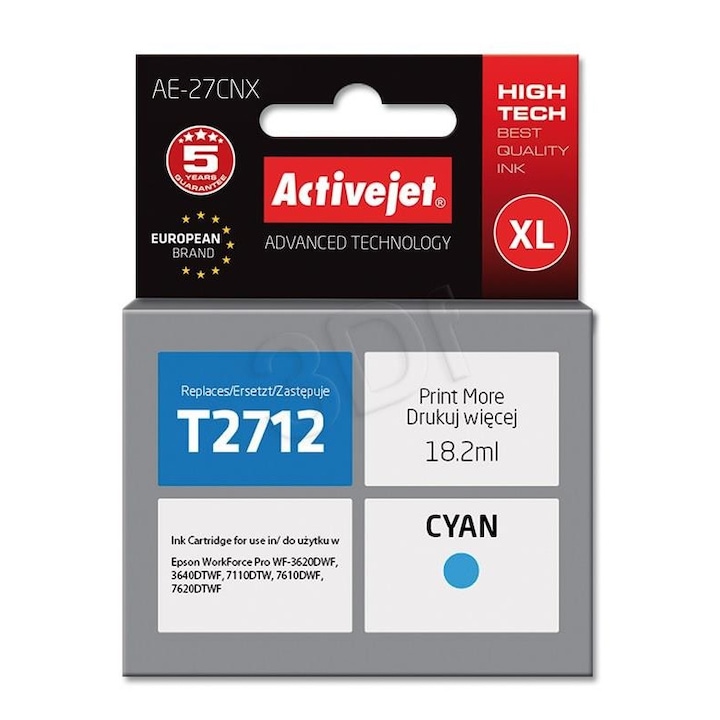 Cartus de cerneala Epson T2632 cyan ORINK