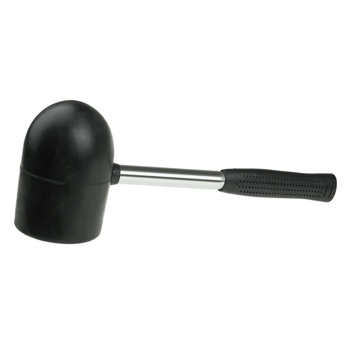 Ciocan din tabla Dedra cauciuc 90 mm, maner din otel
