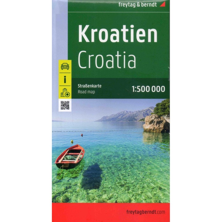 Harta Freytag&Berndt, Croatia, Multicolor
