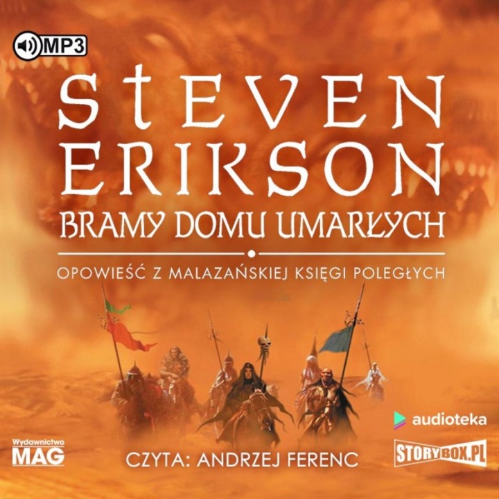 CD MP3 Bramy Domu Umarłych, Heraclon International, Steven Erikson