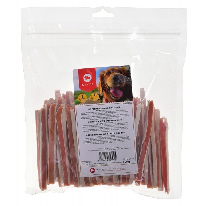 Recompense pentru caini, Maced, Adult, Mix de carne, 500g