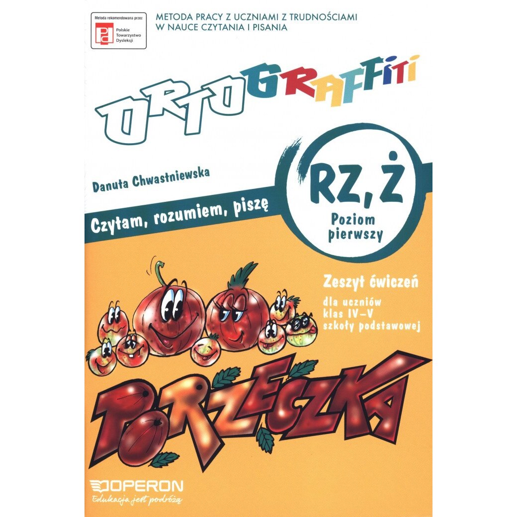 Ortograffiti zeszyt ćwiczeń rz ż klasa 4–5 poziom 1 - Danuta