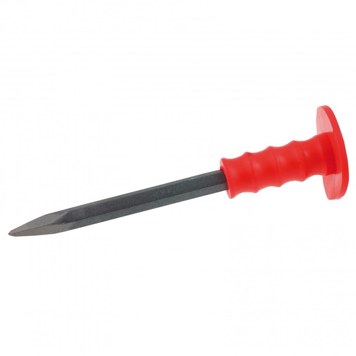 Poanson pentru zidarie, Proline, Pvc, 400mm*16, Rosu/Argintiu