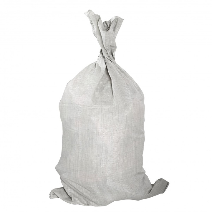 Set 10 saci pentru colectare deseuri, Proline, Polipropilena, 110cm, Alb