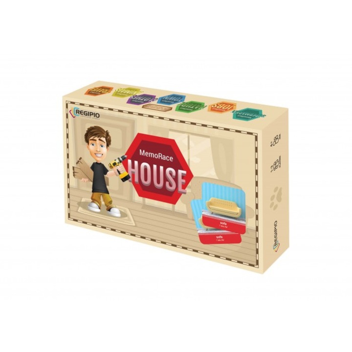 Игра за памет, Regipio, За 5+ години, Многоцветна