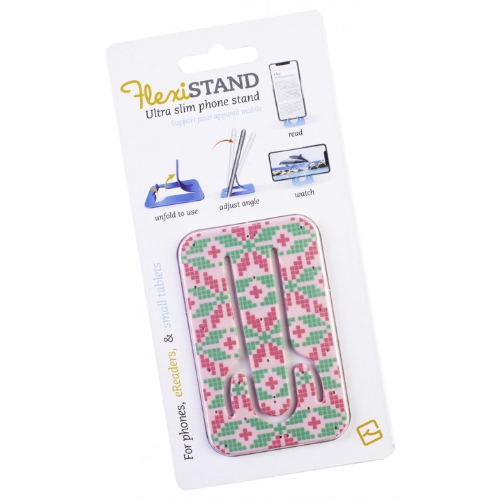 Стойка за телефон TG FlexiStand Стойка за телефон Icelandic Pink, Thinking Gifts