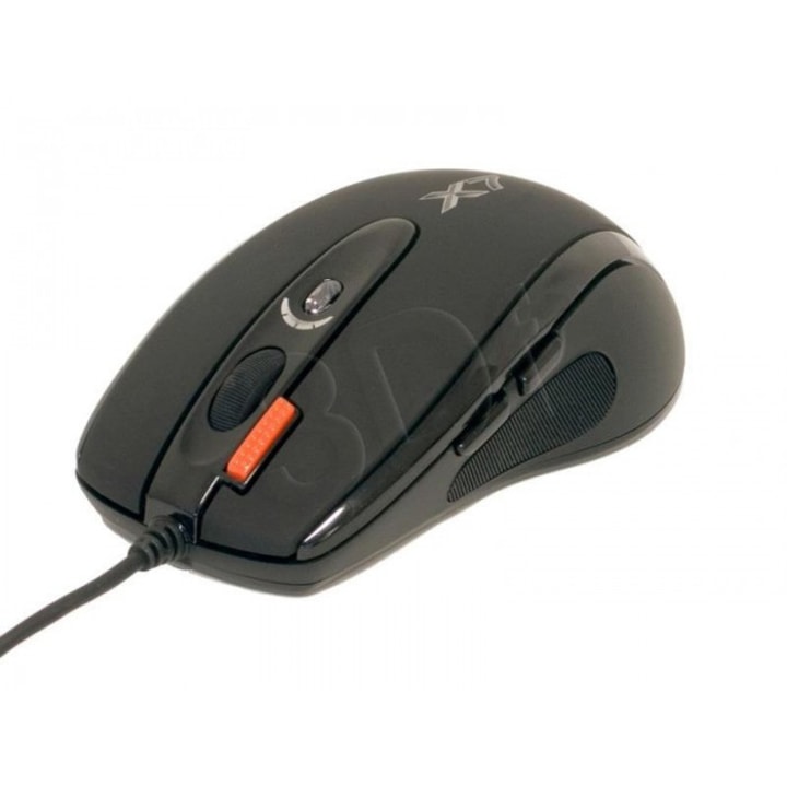 Компютърна мишка, A4TECH, оптична, 2000 DPI, черна