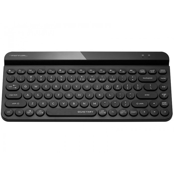 Tastatura wireless, A4Tech, A4TKLA47123, Negru