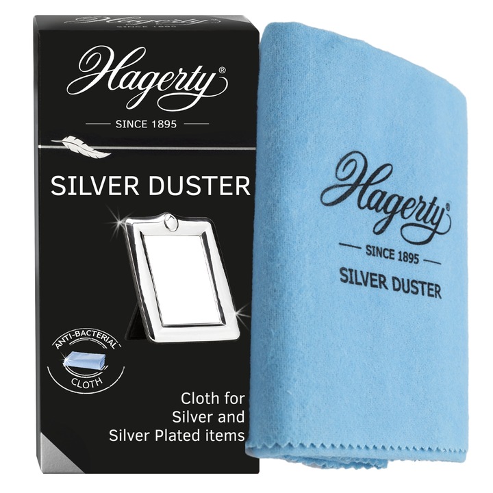 Laveta curatat obiecte din argint silver duster, Hagerty, 35x55 cm
