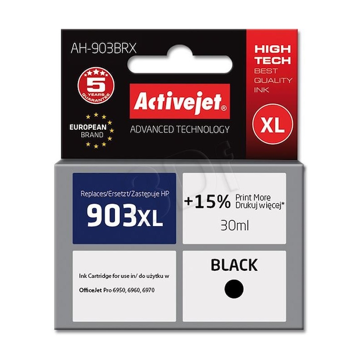 Cerneala universala refill Dye pentru imprimante Epson, Black, 100 ml