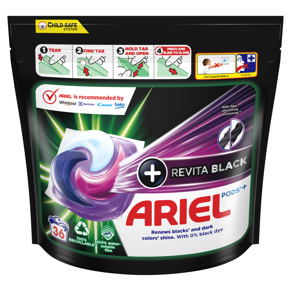 Detergent haine, Ariel, 36 capsule, Multicolor - eMAG.ro