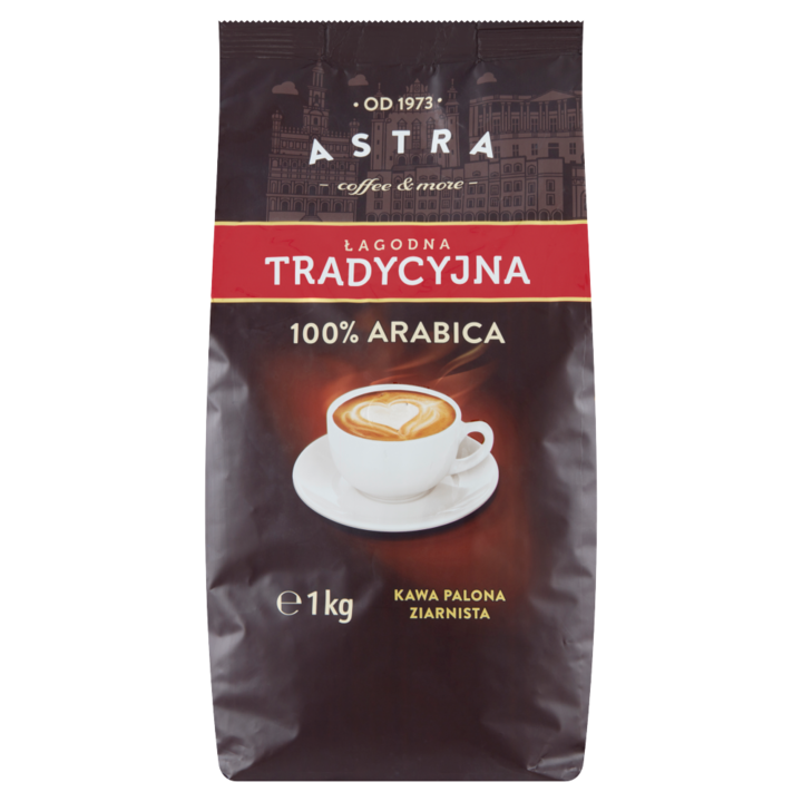Arabica szemes kávé, ASTRA, 1 kg