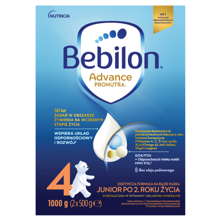 Lapte praf bebelusi Bebilon, Advance Pronutra, 4, 1000 g
